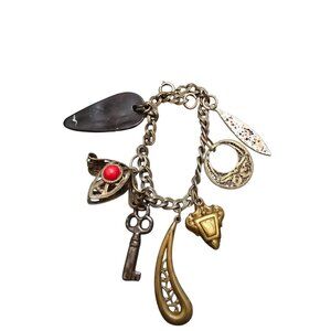 Vintage Assorted Multi Charm Bracelet (A8735)
